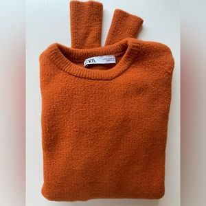Zara orange long sleeve
